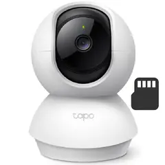 TP LINK - TP-LINK TAPO C210 128GB Cámara de Vigilancia WIFI 3MP 2K 360° Alexa Google
