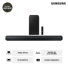 SAMSUNG - Soundbar Bluethooth 3 1 2 CH HW-Q600CP/PE
