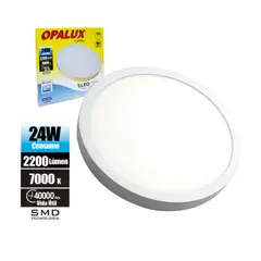 OPALUX - Panel Circular Led 24w Luz Blanca Fría Op-R2419