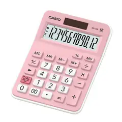 CASIO - Calculadora Electrónica de 12 Dígitos MX-12B Rosado