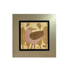 MAP DESIGN HOME - Cuadro Decorativo al Óleo Ave Naturals 64x64 cm