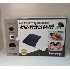 GOLDSUN - ALMOHADA VISCOELÁSTICA ACTI-CARBÓN BAMBÚ.