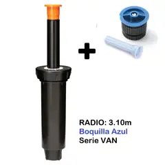 RAINBIRD - ASPERSOR - ROCIADOR EMERGENTE SERIE 1804 DE 1-2, R=3.10m