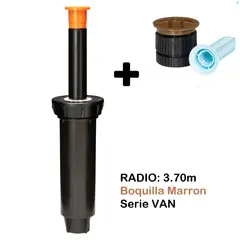 RAINBIRD - ASPERSOR - ROCIADOR EMERGENTE SERIE 1804 DE 1-2, R=3.70m