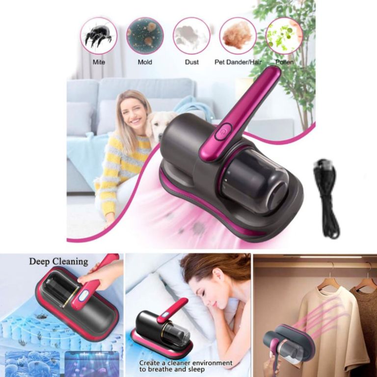 Aspiradora Anti-Ácaros con Luz UV - Inalámbrico - RECARGABLE