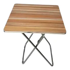GENERICO - MESA PLEGABLE CUADRADA 70 X 60 X 60 cm