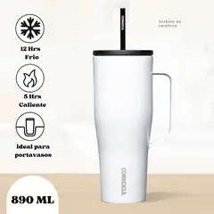 CORKCICLE - Vaso de 30 Onzas con Asa, Botella de Agua