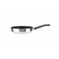 MAGEFESA - Sarten Acero Inoxidable Antiadherente 24 cm Deep Gala