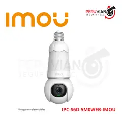 IMOU - Bulb Cam 5MP - DOMO WIFI - - 5.0 MP - 2K - IR 25M - Wi-Fi IPC-S6D-5M0WEB-IMOU