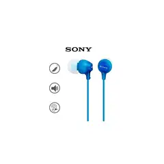 SONY - Audífonos MDR-EX15AP Azul Extra Bass