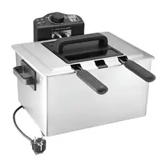 MORLEY - Freidora Eléctrica FI-95L con 3 Canastillas 5.5Lts