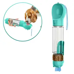 BUYPAL - Botella de Agua para Perros Multifuncional Portatil Turquesa