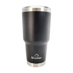 SHELTER - Cup Black 887ml 30oz de Acero Inoxidable