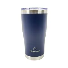 SHELTER - Cup Metal Blue 590ml 20oz de Acero Inoxidable
