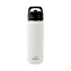 SHELTER - Sport Bottle White 532ml 18oz de Acero Inoxidable