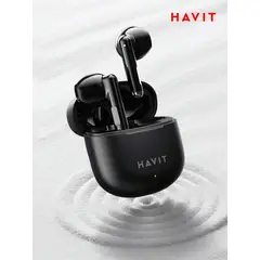 HAVIT - Audífonos inalámbricos con control táctil TW976 5H color negro