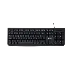TEROS - Teclado Multimedia Alambrico USB 2.0 Negro TE-4067S