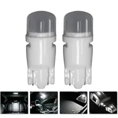 INMESOL - Bombilla Led Cerámica Luz Blanca T10 2Leds 2835 SMD 12V