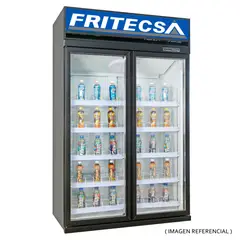 FRITECSA - Visicooler De 2 Puertas 950 Lts. Premium Black & White TM2C1250