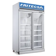 FRITECSA - Visicooler De 2 Puertas Premium Gris TM2C1250