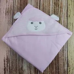 BANNITAS - Colcha Pop Corn Oveja Rosado