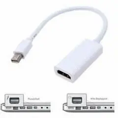 GENERICO - Adaptador Mini Displayport Thunderbolt a Hdmi MAC