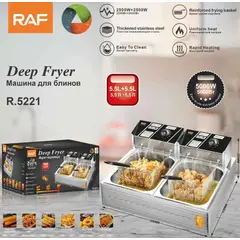 OEM - Freidora Eléctrica 5000W 11L para Papas Fritas Broster Churro Picaron