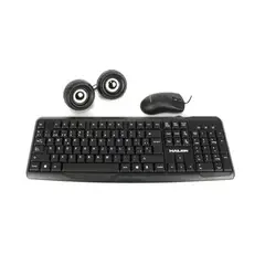 HALION - Combo Teclado Mouse y Parlante Office Halion HA-KIT45 Windows
