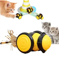 GENERICO - Carrito Abeja Interactivo para Gatos Juguete Inteligente
