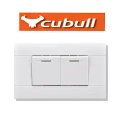 CUBULL - CONMUTADOR DOBLE COLOR BLANCO MARCA MODELO A3-008