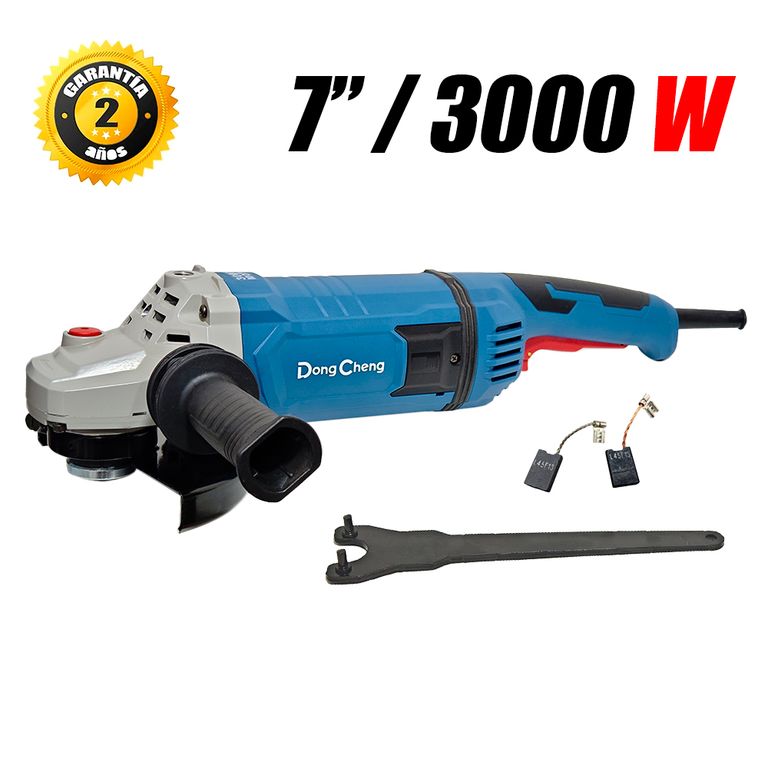 Amoladora Esmeril Angular Industrial 7″ Dongcheng DSM05-180S 3000W 8400rpm