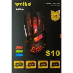 WEIBO - Mouse Gamer Weibo S10 Rgb - E-sports - Negro