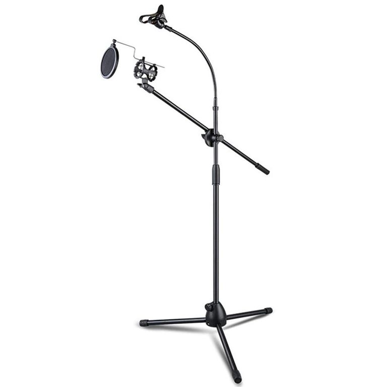 Soporte Suelo para Microfono Celular Flexible Pedestal Tripode