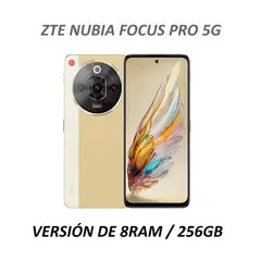 ZTE - NUBIA FOCUS PRO 5G 8RAM 256GB BEIGE - REGISTRADO
