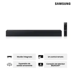 SAMSUNG - Soundbar 2.0 CH HW-C400/PE 40 W Negro.