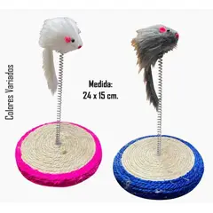 GENERICO - Juguete Rascador Para Mascota Con Juguete De Ratón