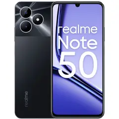 REALME - NOTE 50 New Model 64GB ROM+ 6GB RAM *(3GB+ 3GB Extended) / COLOR:NEGRO MEDIANOCHE