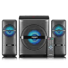 MICRONICS - Parlante Bluetooth Melody S7401BT LED FM USB
