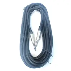 GENERICO - Cable Profesional Plug a plug mono para Guitarra, Bajo, de 10 metros