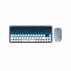 UGREEN - Teclado Mechanical+Mouse Wireless 2.4Ghz+Bt 5.0 Blue-Mod 25179