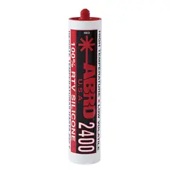 ABRO - Silicona Automotriz Roja 2400 10oz (Americana)