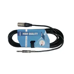 GENERICO - Cable Profesional XLR macho a Plug Mono 6 mts