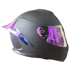 XTREME - CASCO INTEGRAL NEGRO VISOR ARCOIRIS DIA Y NOCHE XL