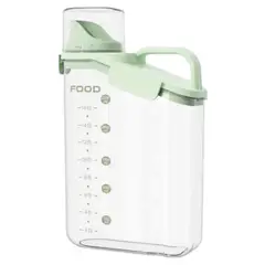 IMPORTADO MC - ORGANIZADOR DE ALIMENTOS MENESTRERO 2500 ML Y VASO MEDIDOR VERDE