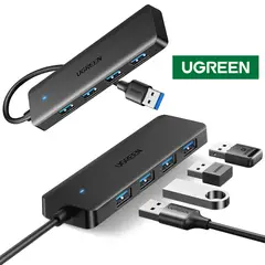 UGREEN - Adaptador Hub USB 3.0 4 puertos USB 3.0 5Gbps