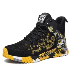 TIOZONEY - Bototo De Trabajo y Antipinchazos Hombre - Amarillo