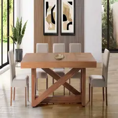 DMUEBLES - Comedor 6 sillas Ravello - Beige