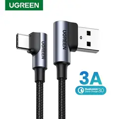 UGREEN - CABLE USB a USB C - 2MT - 90 GRADOS EN AMBOS EXTREMOS
