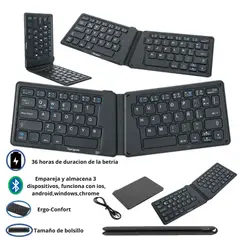 TARGUS - Teclado Bt AKF003 Antimicrobial Plegable