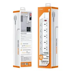 LDNIO - Extension Tomacorriente CargaRapida Ldnio Sc10610 Original